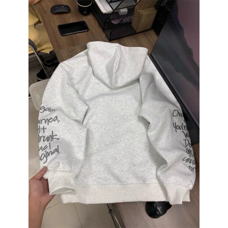 5251-P55原版做工/刺绣/后包字母刺绣连帽卫衣薄款,女装卫衣/绒衫,星座617A-2