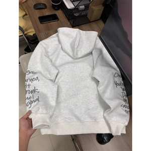5251-P55原版做工/刺绣/后包字母刺绣连帽卫衣薄款