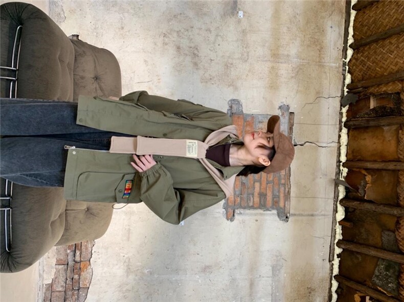 休闲风衣外套，女装风衣，怪怪树