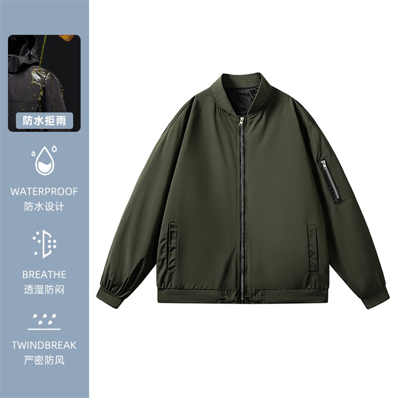 2025秋季新款达播直播品质休闲夹克飞行服防风衣外套W600-P30,男装风衣,星座1402-2