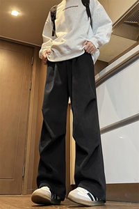 加绒加厚灯芯绒休闲裤半松紧伞兵裤 K8410特P55控88 有常规款图片