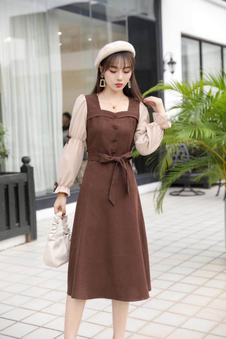 【现货】新款秋装，淑女甜美连衣裙，女装连衣裙，欣卓越