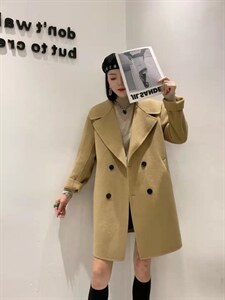 【现货】双面羊绒大衣冬季,其它,YNJDD