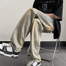 夏季文艺新款青春流行长裤气质日系牛仔裤N2219P45，男装牛仔裤，星座1116-2