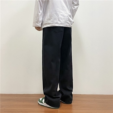 k791-p55-控78M-5XL现货中性泥黄高阶港风中性ins宽松牛仔裤，男装牛仔裤，星座116