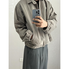 【有货】哈林顿外套男高级感痞帅美拉德翻领夹克XZ256CC-特P68，男装夹克，星座1007（原301D）