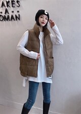 2021冬季新款90绒马甲，女装马甲，曼希野