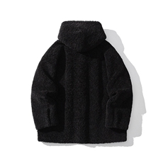 1白底派克服连帽大口袋皮毛一体棉衣男轻奢棉服男77940P158控218，男装棉衣，星座226-2