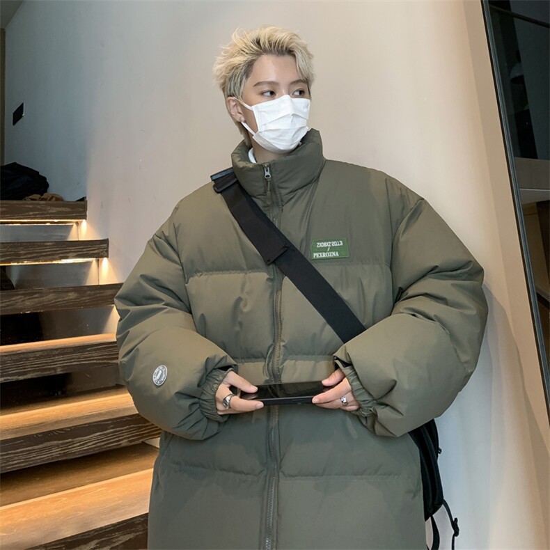 立领棉服男冬季潮牌加厚面包服cityboy保暖外套男M0128-P78,男装棉衣,星座308B-1