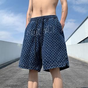 新款现货  宽松休闲牛仔裤夏季五分裤短裤牛仔短裤 DK03-P50图片