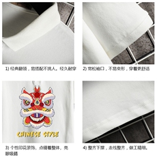 PL57185-P35翻领短袖polo衫男大码胖子半袖t恤男有领保罗衫网格，男装Polo衫，电商A040A
