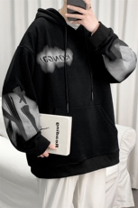 7XL-M货足港风卫衣男2023春季新款学生休闲连帽上衣加肥加大码，男装卫衣，钱塘717(原712)