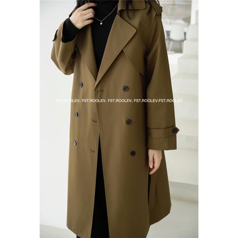 长风衣，女装风衣，FST