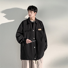 ！815A-MJ7332-68特2025秋季贴标工装上衣外套宽松休闲夹克男，男装夹克，星座815A
