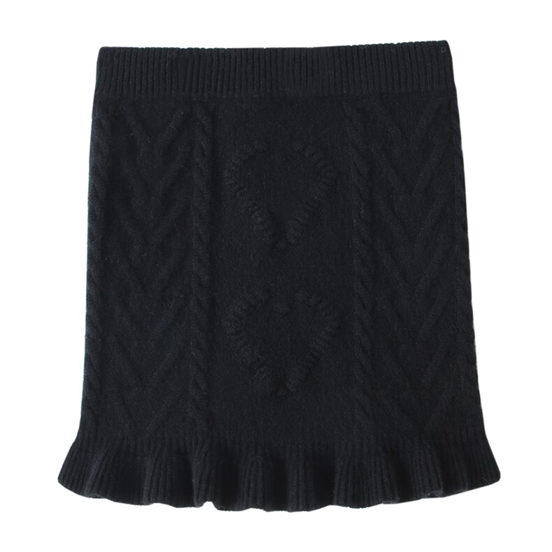 秋冬儿童纯山羊绒衫软糯亲肤半身裙，童装半身裙，瑞上羊绒