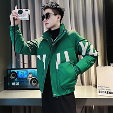 F171-P138控178社会小伙立领棉衣外套潮流修身棉服男，男装棉衣，电商A346