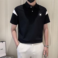23男士翻领T恤A210-3002-p5570%棉%聚酯纤维5%氨纶，男装T恤，电商A210