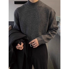 现货半高领套头毛衣男冬季保暖打底针织衫1008-LM8288-P53，男装T恤，星座1008