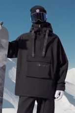 冬季户外单板滑雪服男女情侣加厚银狐绒大码防水防风外套M25-P175，男装棉衣，电商A001-1