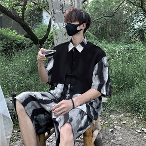 新中式套装TZ77797特P51衬衫CS77798特P33 DK77055特P18套装控108图片