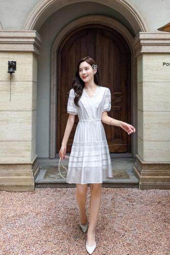 天丝工艺设计风格连衣裙，女装连衣裙，天使公主