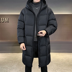 90标2025新款长款白鸭绒羽绒服高充绒保暖大衣YR8311-P479，男装羽绒服，电商D342