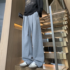 秋季工字褶弯刀卫裤XZ604-K133-特P35控68，男装休闲裤，星座604