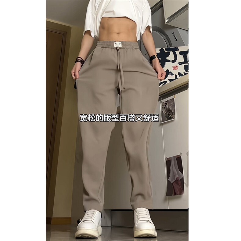 直播原版品质仓库现货夏季冰丝裤休闲裤西裤K62特批35,男装西裤,星座617B