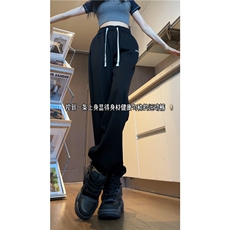 抖音品质简约百搭束脚卫裤K23512-P45控58加绒K23512JR-p55控68，男装休闲裤，电商B315