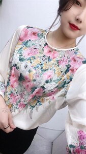 春季新款定位花色衬衫图片
