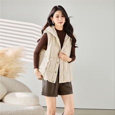 2025冬装新款连帽羽绒马甲，女装羽绒服，梦芯尔