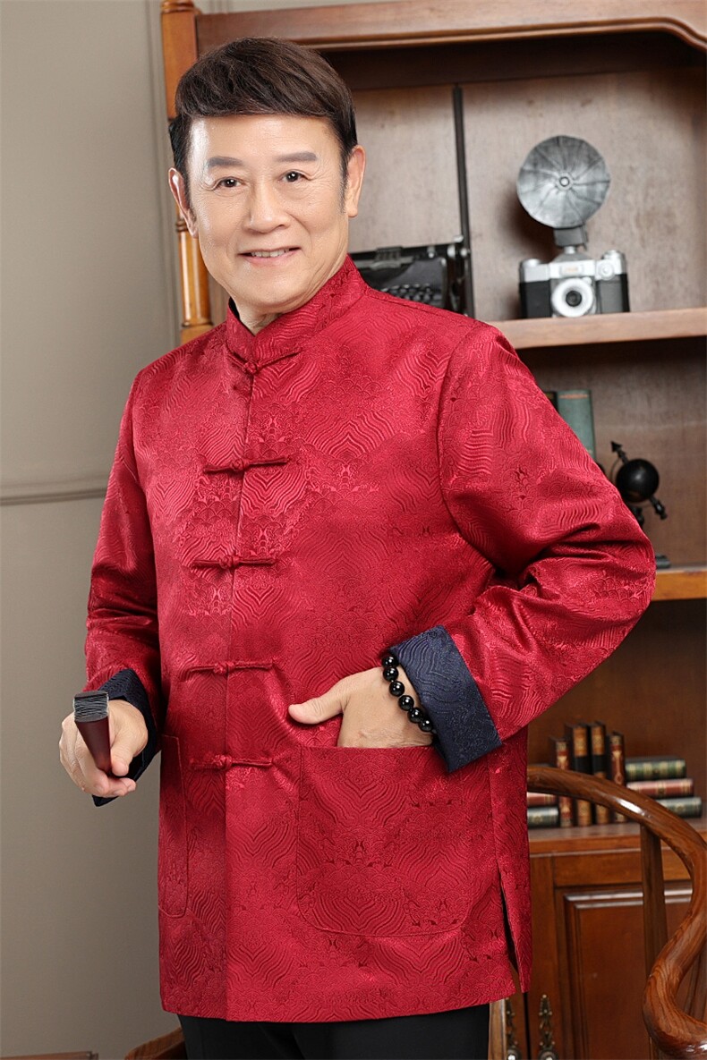 2024高品质主推秋款风唐装外套男装中老年中式复古盘扣夹克,男装夹克,钱塘723