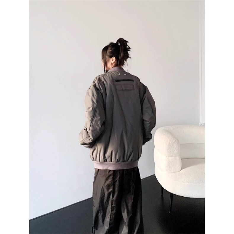 春秋新款美式潮牌飞行夹克高街设计感小众男女ins潮流外套潮,男装夹克,星座506A
