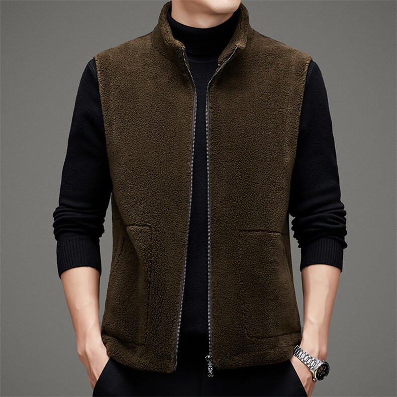 BAMJ-19002钱塘2020-2秋冬季厚款夹克中年男士马甲夹克P140图片