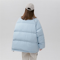 中性风新标白鸭绒时尚立领字母印花羽绒服A268-YR304P225控298，男装羽绒服，电商A268