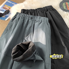 美式机能防风防水加绒加厚保暖冲锋裤休闲裤D309B-K65加绒-P60，男装休闲裤，电商D309B
