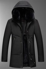 2020冬季中老年新款棉袄8827/P140老人可脱帽子可脱毛领棉服男，男装棉衣，星座1216（原钱塘722）