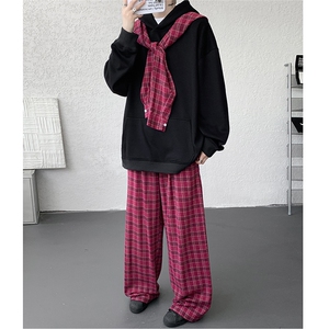 小众两连帽撞色大码卫衣套装T797 特P65 K797 特P42 TZ797特P107图片