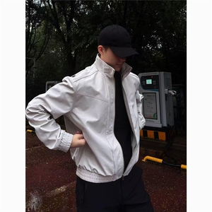 网图 秋装硬汉风夹克教练三防立领冲锋衣工装飞行外套男S511特48图片