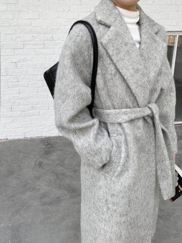 【现货】韩版修身中长款纯羊毛外套，女装，DVZ