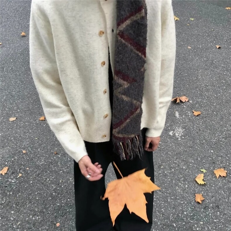 濮院毛衣韩羊毛混纺开衫纽扣针织衫圆领双纱开衫百搭LF93P60,男装针织衫/毛衣,电商D256-2(原A064-2)