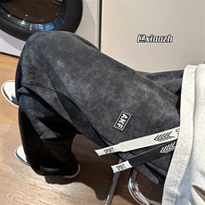 XZ616夏季扎染直筒百搭贴标抽绳款长裤休闲裤TY1024特P40控78，男装休闲裤，星座512A（原616）