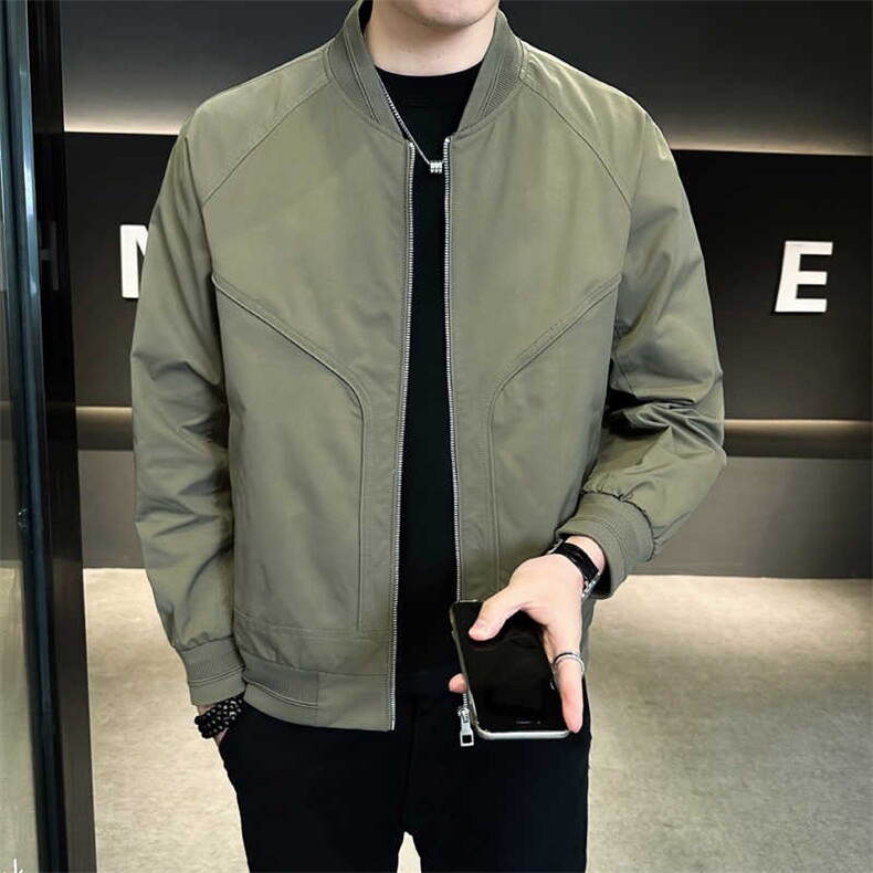 1506-1/JK291/P63棒球服外套男士春秋款2026新款男装上衣夹克图片