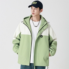 Cityboy情侣时尚连帽冲锋衣外套夹克团体班服，男装夹克，星座301D-5(原星座1415）