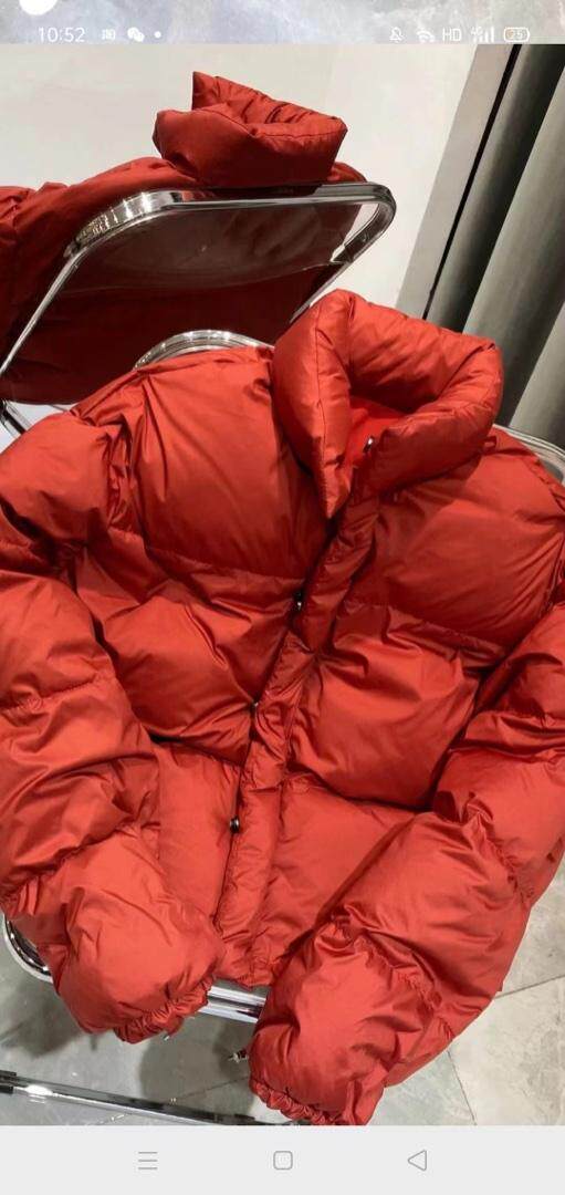 枣红色羽绒服，女装羽绒服，DD+(4F)