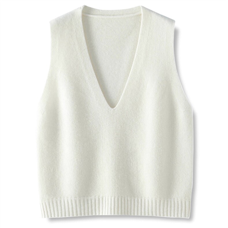 2025年秋季新款多色简约针织羊毛上衣时尚休闲通勤百搭，女装针织衫/毛衣，美雪羊绒