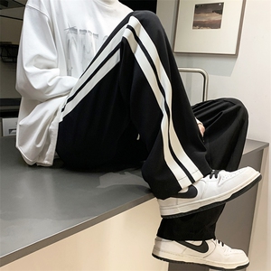 四季星座212A-K2270 P50 控68 垂感拖地裤男女同款休闲长裤图片