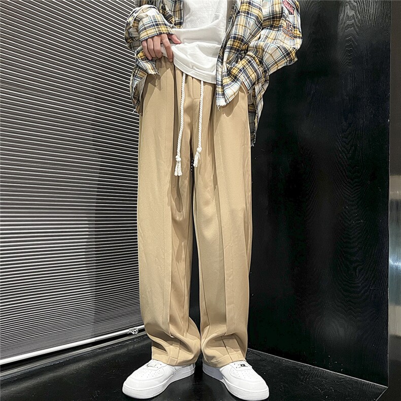 秋季休闲裤男宽松西裤拖地裤D329-QM525-P55-控68,男装西裤,电商D329