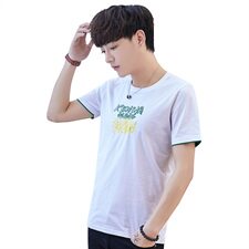 小宝6117男士短袖夏季圆领t恤韩版夏天纯棉半袖男装潮流帅气，男装T恤，电商D310（原电商305）