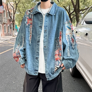 外套男ins高街潮牌港风日系原宿风韩版潮流宽松夹克JK2560-P70图片